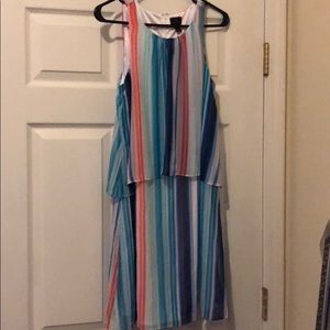 Sleeveless Striped Dress